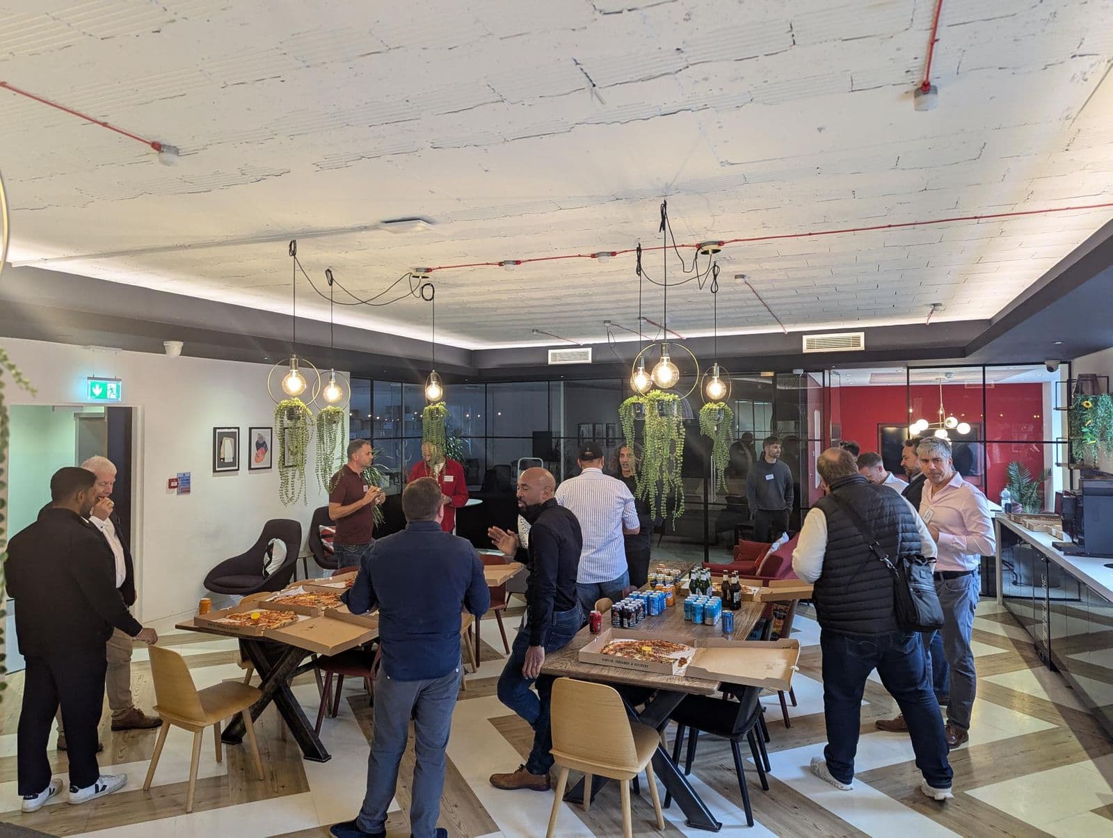 Networking at a London Tech Execs event
